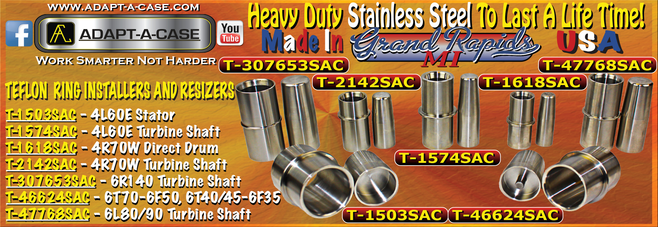 Stainless Steel Teflon Ring Installers